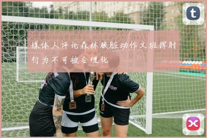 媒体人评论森林狼脏动作文班挥肘行为不可被合理化